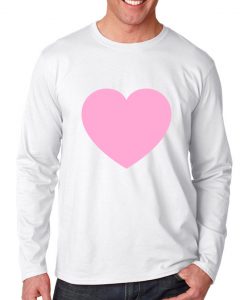 pink love heart longsleeve