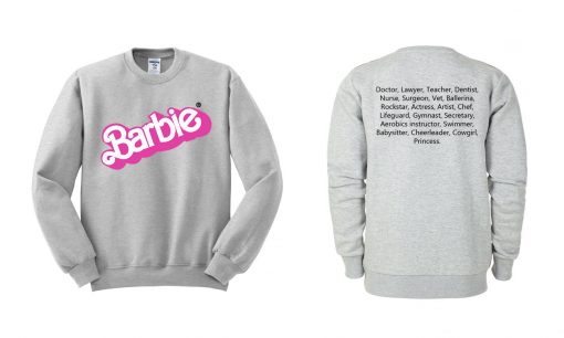 Barbie Logo Sweatshirt Twoside
