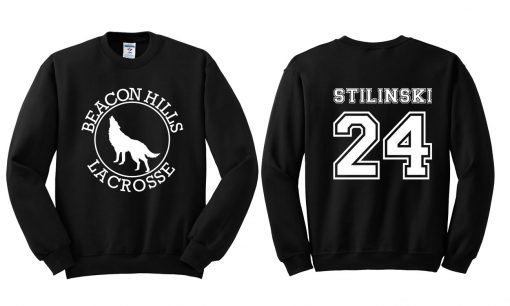 Beacon Hills Lacrosse Stilinski 24 Sweatshirt