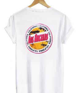 California Los Angeles tshirt back