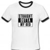 Straight Outta Bed ring t shirt