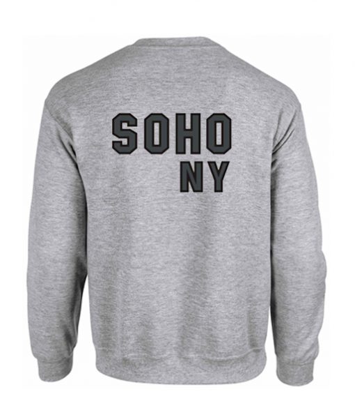 soho ny sweatshirt back