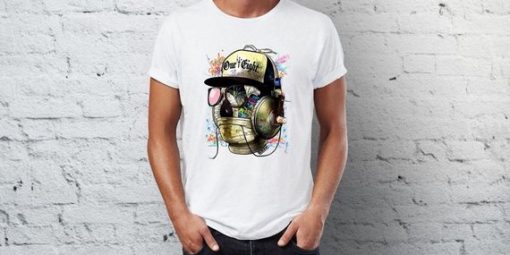 Colourful Skull Design For Music Lovers New mens t-shirt