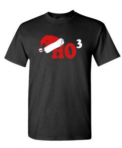 HO 3 - funny santa christmas joke gag - Unisex Cotton T-Shirt
