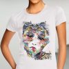 Gold Butterfly Design New Women's T-Shirt