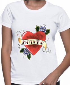 New Design Mother's Day Love Heart New Women's T-Shirt