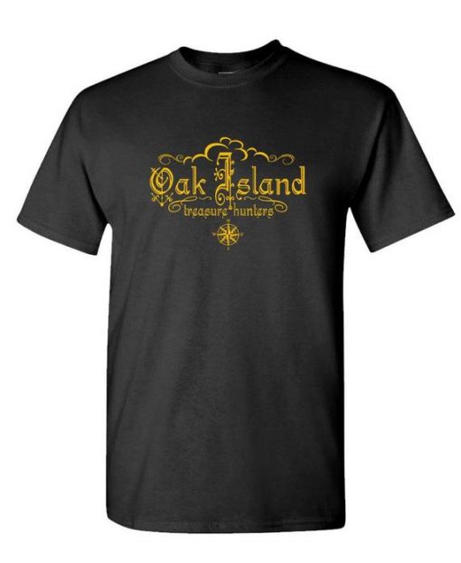 OAK ISLAND TREASURE Hunters - Unisex Cotton T-Shirt