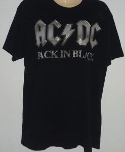 AC DC Back in Black T Shirt