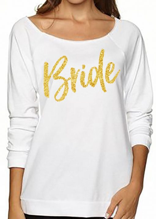 BRIDE Off-Shoulder Sweater