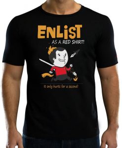 ENLIST As A Red Shirt! Star Trek T-Shirt