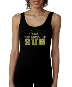 Here Comes the Sun RHINESTONE tank top