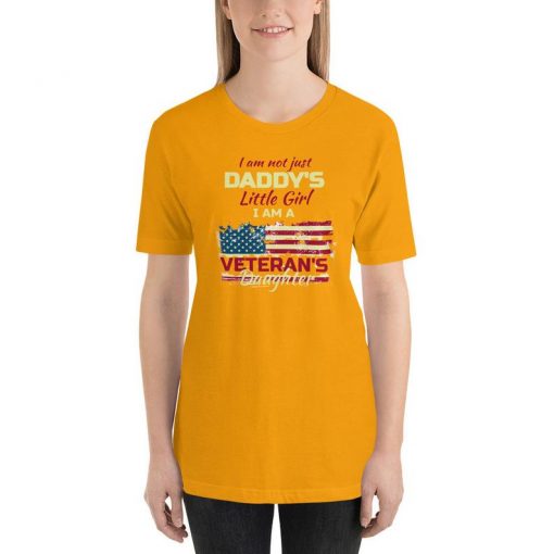 I'm Not Just Daddy's Little Girl I'm Veteran's Daughter Shirt Cool USA T-Shirt