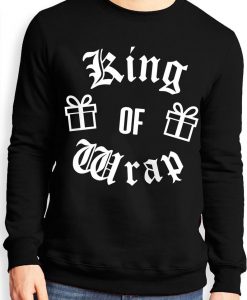 KING OF WRAP Men's Ugly Christmas Sweatshirt