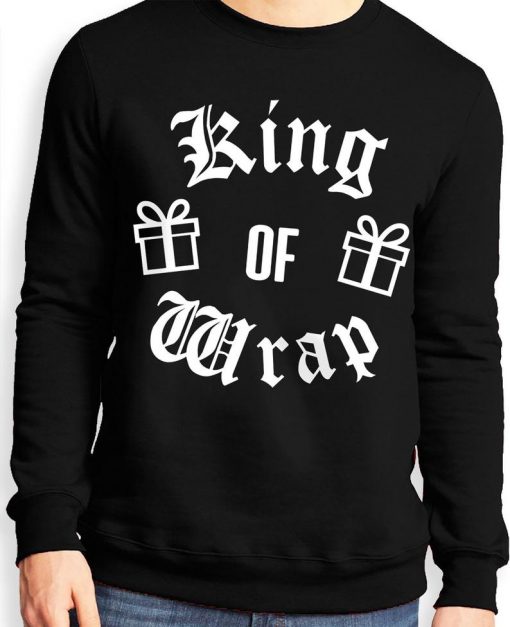 KING OF WRAP Men's Ugly Christmas Sweatshirt