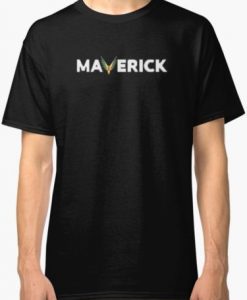 Maverick Logan Paul Logo Men's Black T Shirt