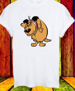 Muttley Dog Smile Mumbly Wacky Races Funny Cartoon Men Women Unisex T-shirt