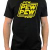 Pew Pew Pew Pew Funny Star Wars T-Shirt