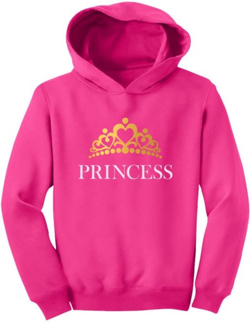 Princess Crown Toddler-Kids Hoodie