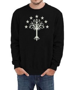 The White Tree of Gondor Lord Rings Shield Art Unisex Sweatshirt