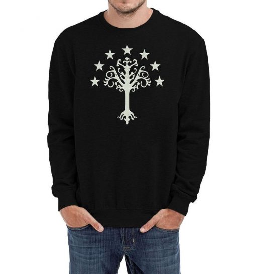 The White Tree of Gondor Lord Rings Shield Art Unisex Sweatshirt