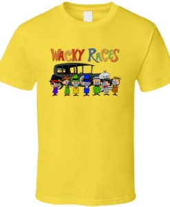 Wacky Races The Ant Hill Mob Gangsters Classic Retro Cartoon Vintage T-Shirt