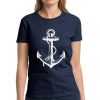 White Anchor Shirt Boat Anchor T-Shirt