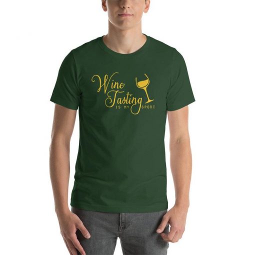 Wine Tasting Is My Sport Shirt Funny Wine Lovers T-Shirt