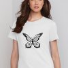 Butterfly Shirts For Women, Missy Fit T Shirt, Butterfly Tshirt