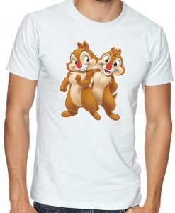 Chip And Dale Movie Cartoon Red Nose Chipmunks Men Women Unisex T-shirt