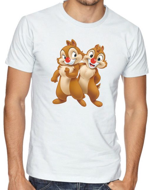 Chip And Dale Movie Cartoon Red Nose Chipmunks Men Women Unisex T-shirt