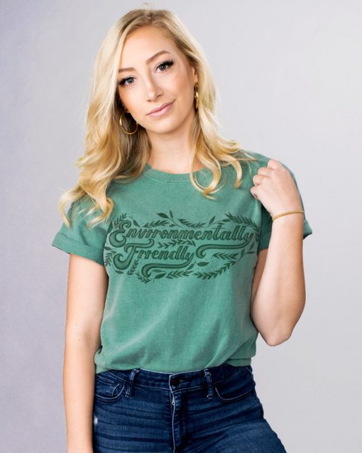 Environmentally Friendly Light Green Comfort Colors T-Shir