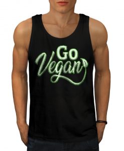 Go Vegan Mens Tank Top