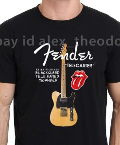 Keith Richards Guitar Rock Guitarist Legend poster Men's Gildan T-Shirt