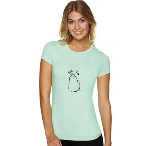 Ladies-Pear-Tshirt