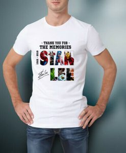 New Stan Lee Thank You For The Memories T-Shirt