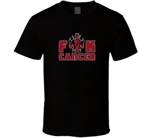 Best Fuck Cancer Deadpool Graphic T Shirt