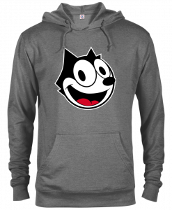 Cartoon, Cat, Felix, Crazy Kat, Funny, Fun, Happy, Kids, French Terry Hoodie