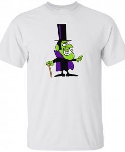 Cartoon, Villain, Snydely Whiplash, Funny, Bad Guy, T-shirt