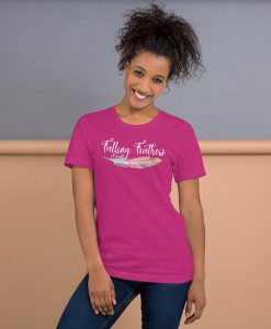 Falling Feathers Women's Jersey T-Shirt