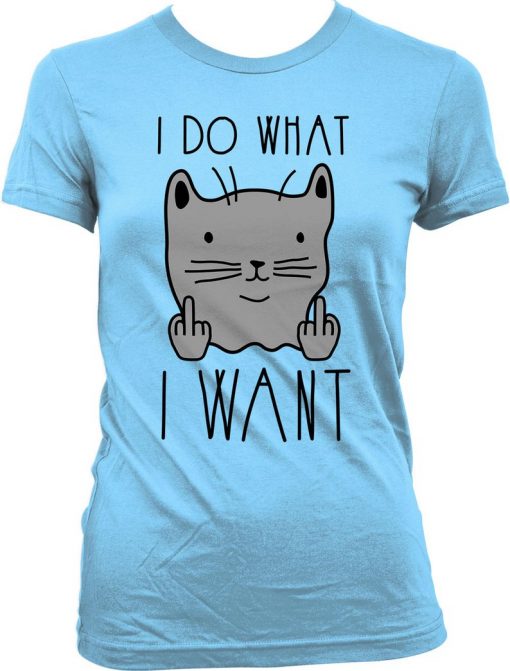 Funny Cat Shirt I Do What I Want Funny Cat Gifts For Her Cat T Shirt