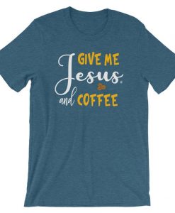 Give Me Jesus and Coffee - Unisex Cotton T-Shirt