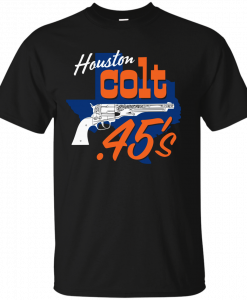 Houston, Colt .45's, Retro, Baseball, Throwback, Revolver, T-shirt