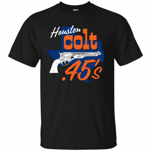 Houston, Colt .45's, Retro, Baseball, Throwback, Revolver, T-shirt