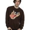 Looney Tunes Men's Tasmanian Devil Face Sweatshirt