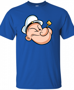 Popeye Cartoon Sailor Mariner Nautica funny Retro T-Shirt