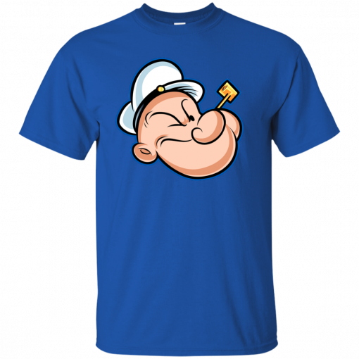 Popeye Cartoon Sailor Mariner Nautica funny Retro T-Shirt