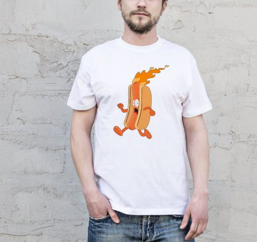 Shirt Hot Dog Printed Tee Graphic T-shirt