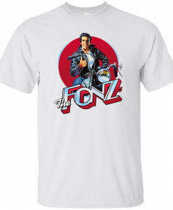 The Fonz Fonzie Happy Days Cool Retro TV Show Television Comedy T Shirt