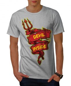 Devil Inside Funny Mens T-shirt