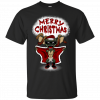 Merry Christmas Gremlins Comedy Horror Black T-shirt